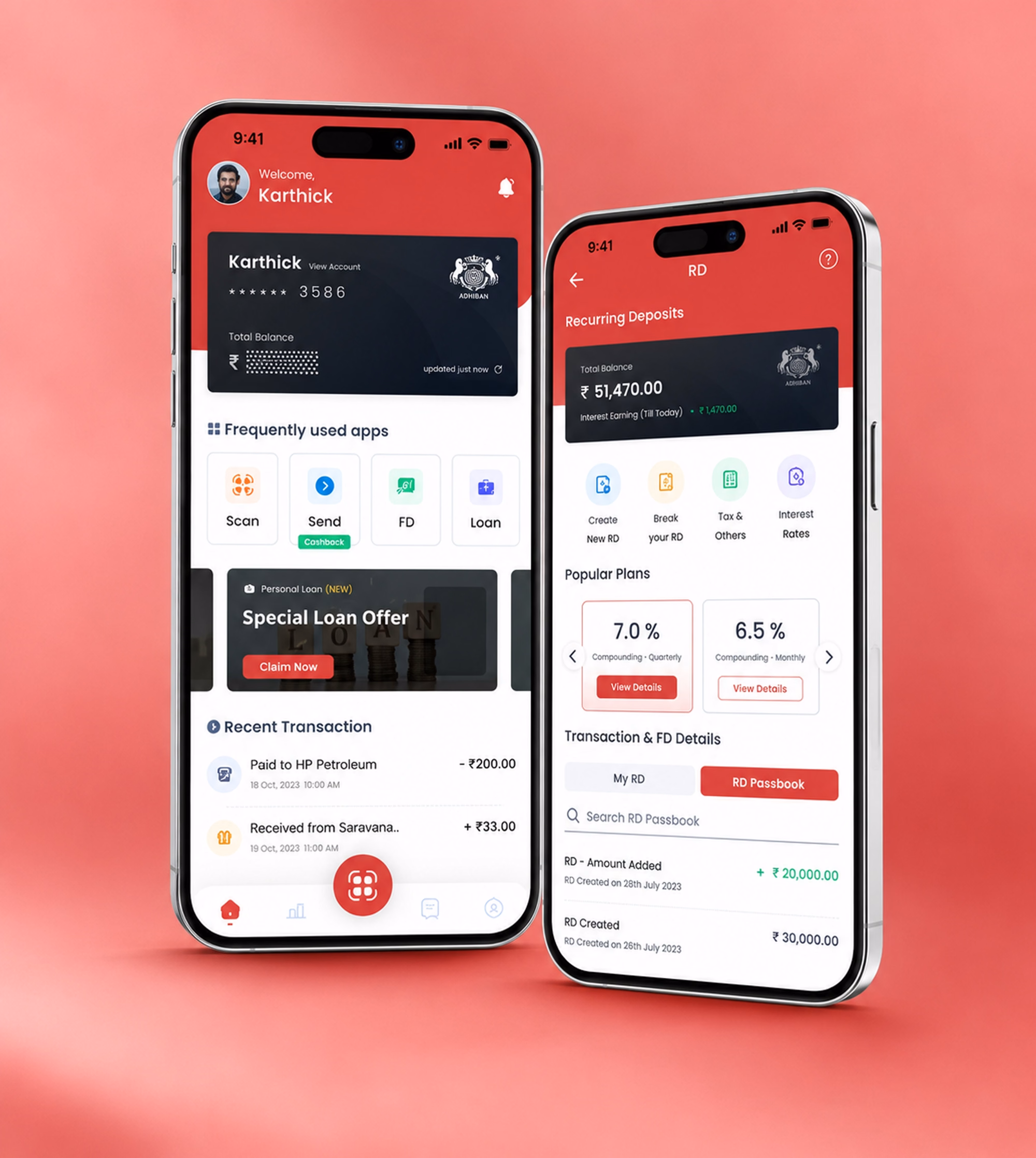 Adhiban app screenshot